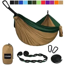 SYCHENG Outdoors Backpacking Survival or Travel Single Double parachute ultra-light camping Hammock