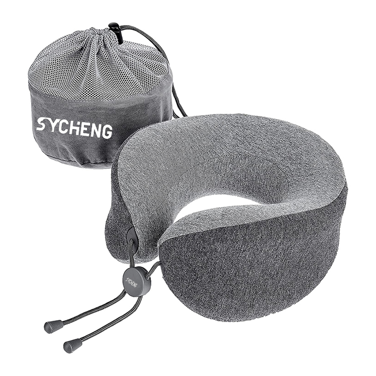SYCHENG removable water washable neck rest cushion memory foam travel pillow neck support pillow for airplane travel - copy