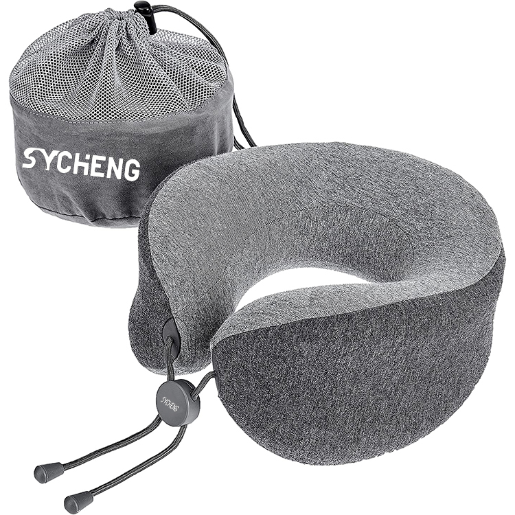 SYCHENG removable water washable neck rest cushion memory foam travel pillow neck support pillow for airplane travel
