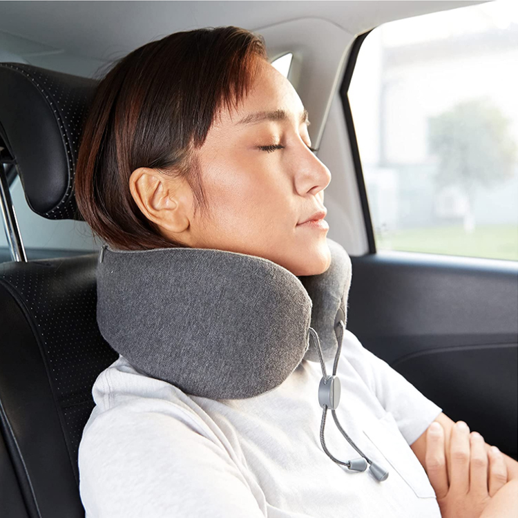 SYCHENG removable water washable neck rest cushion memory foam travel pillow neck support pillow for airplane travel
