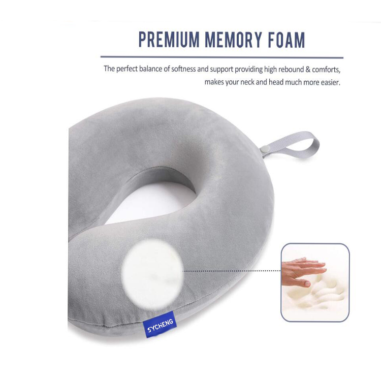 SYCHENG comfortable U-shaped pillow neck protection memory cotton travel pillow protection car u shape pillow