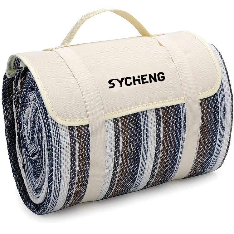 SYCHENG Extra Large Picnic & Outdoor Blanket for Water-Resistant Handy Mat Tote Great for Outdoor Beach, Hiking Camping on Grass Waterproof Sand Proof -DARK BLUE