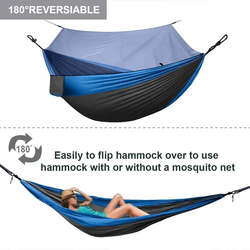 SYCHENG Outdoors Backpacking Survival or Travel Single Double parachute ultra-light camping Hammocks 