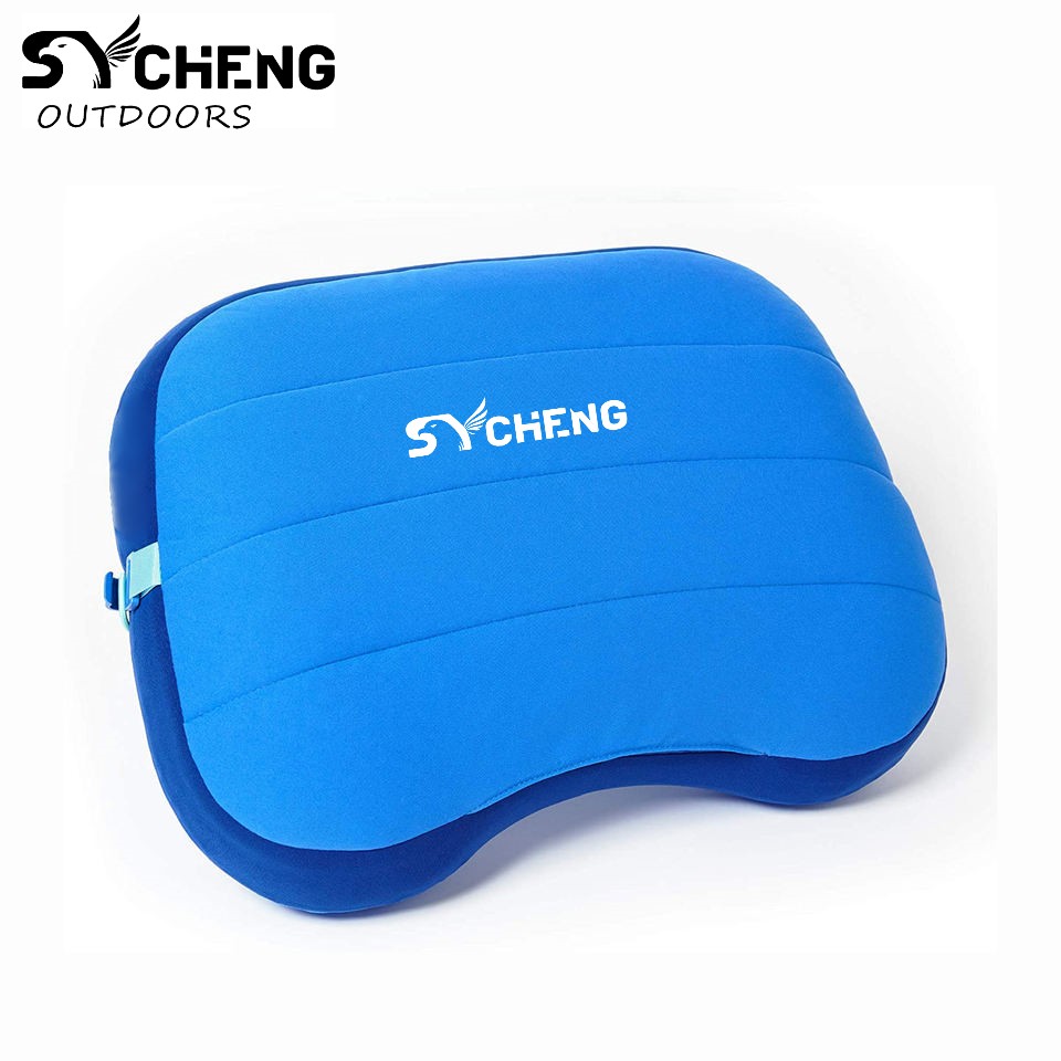SYCHENG Ballast Beach Pillow – Inflatable Beach Pillow, Camping Pillow, Pool Pillow, Ultra Soft and Durable Pillow That Won’t Blow Away on Windy Beaches 