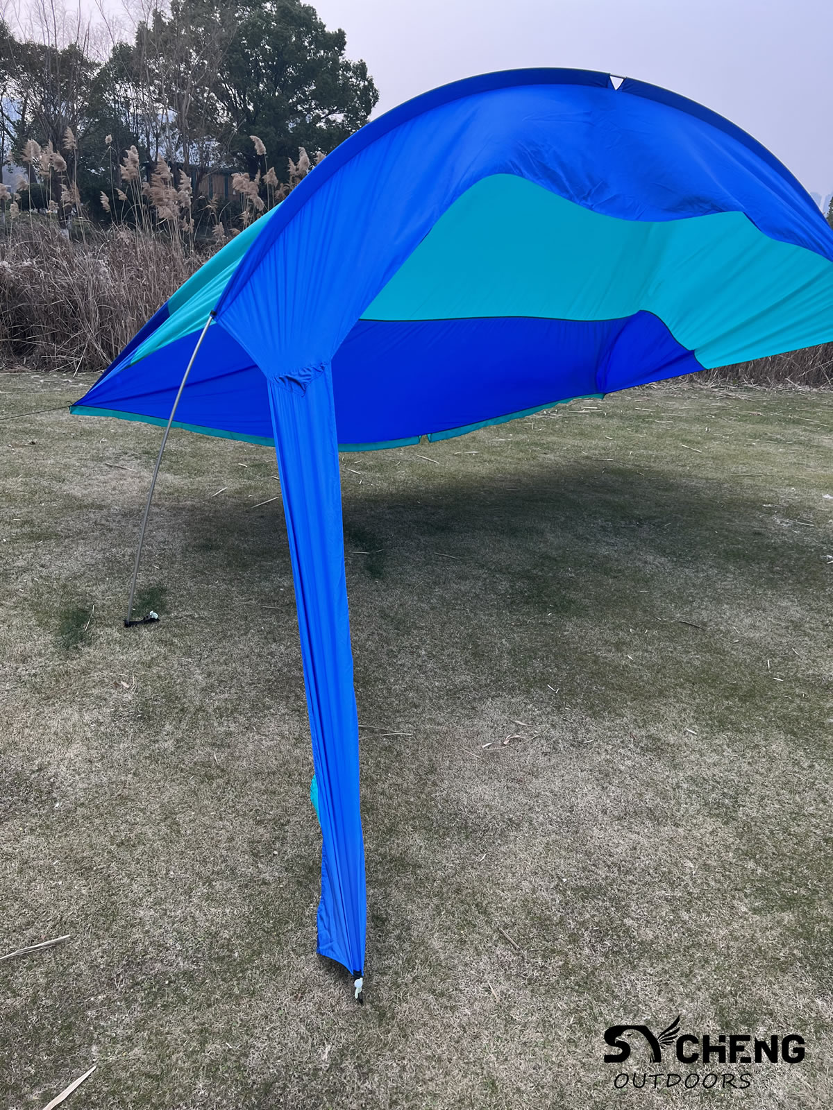 SYCHENG2023 Newest Best Seller Family Beach Tent Canopy Sunshade with Sandbag Anchors, Easy Carry Tent Foldable Sun Shelter