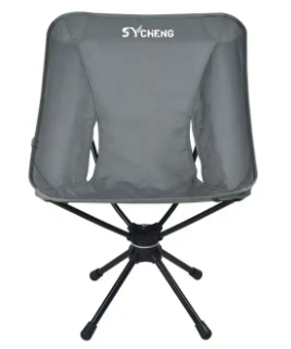 SYCHENG Wholesale New Camping Folding Chairs 360-Degree Swivel Chair Portable Travel Outdoor Beach Chair