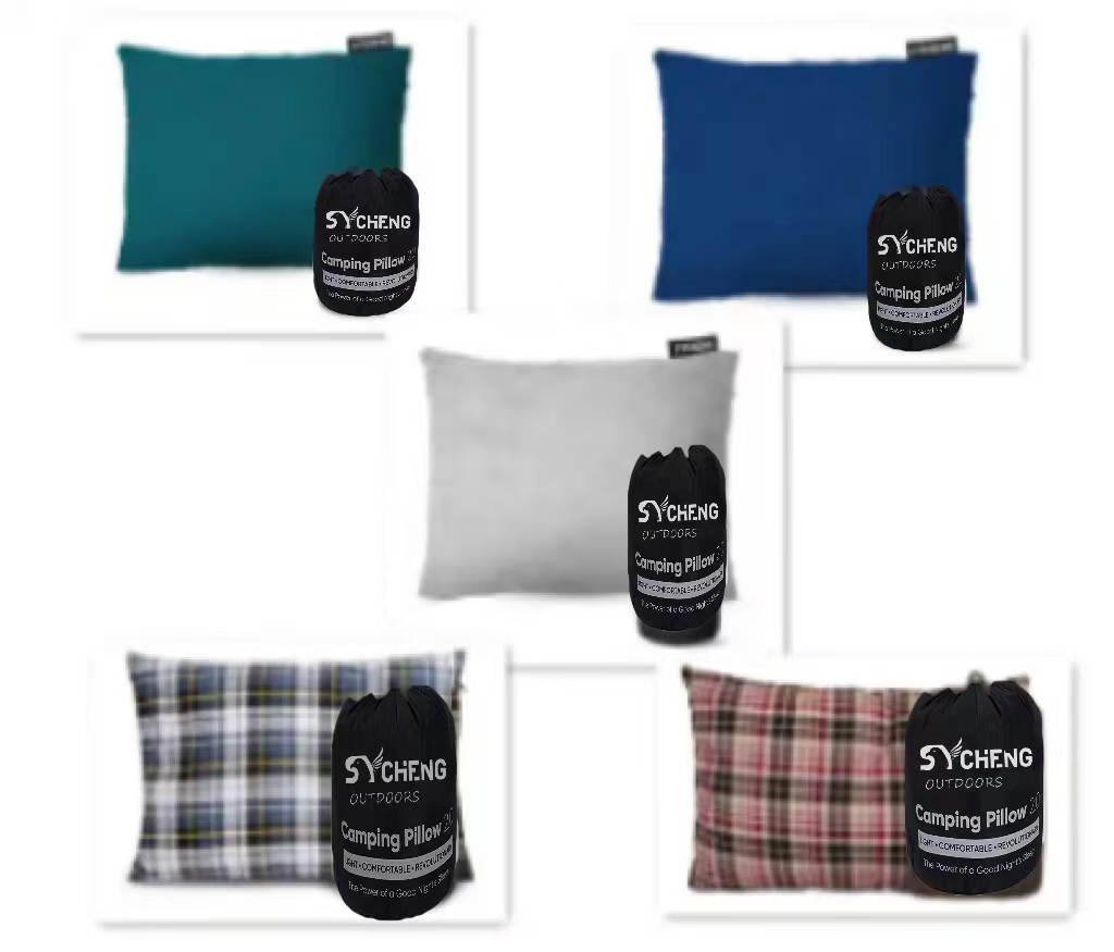 SYCHENG Gen.1 Memory Foam Pillow - Camping and Travel Accessories - Compressible Camping Pillow